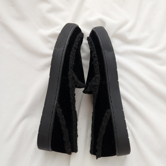 LOGO by Lori Goldstein size 8M black Libby faux fur loafer - Picture 5 of 7